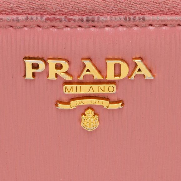 Prada Saffiano Zip Card Case Wallet - Picture 7 of 15